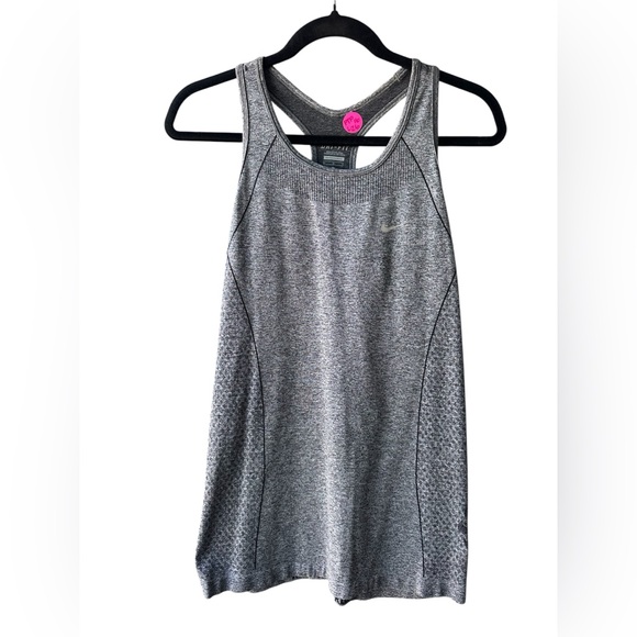 Nike Dri-Fit Grey Racerback Tank Top - Picture 1 of 7